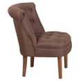 thumbnail image 2 of Flash Furniture Hercules Kenley Series Tufted Chair In Brown, 2 of 4
