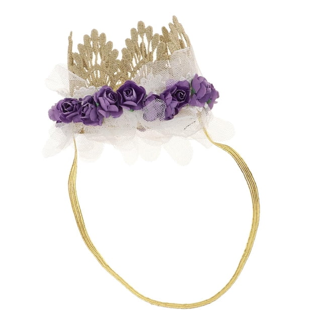 Venda de Niñas de Cumpleaños Gloria Diadema de Encaje Elástico de la Flor
