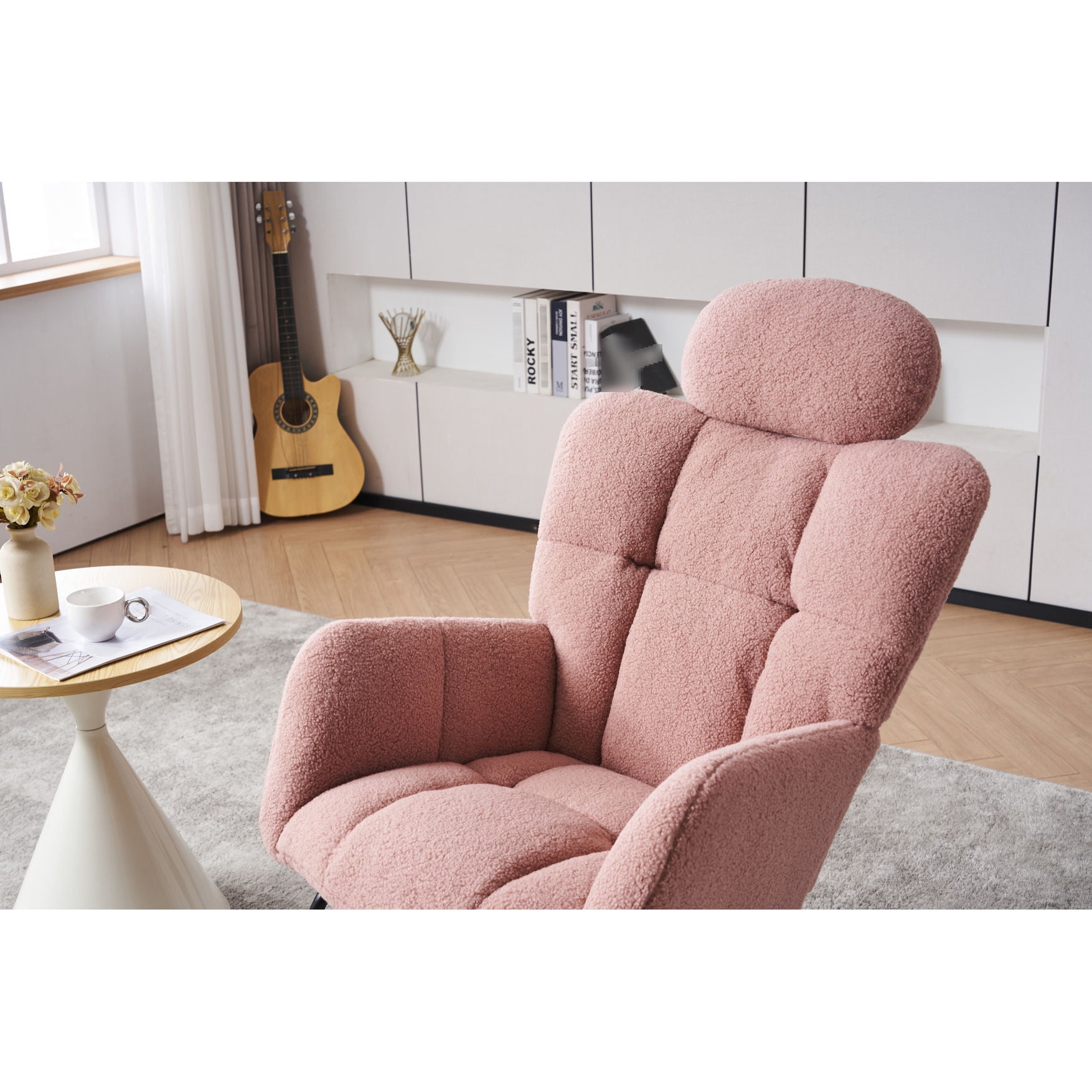 Pink Teddy - Tufted Back Style - Indoor Use - Comfortable Pillows