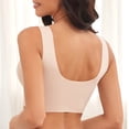 thumbnail image 4 of Kvture Womens Full Coverage No Underwire Bra Mesh Breathable Seamless Wide Strap Lifting Summer Sport Running Yoga Brassire Beige Bra L, 4 of 6