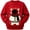 Red, variant on Christmas Pullovers for Men Long Sleeve Crew Neck Santa Bear Design Clothes for Christmas Celebrations, (XXL)