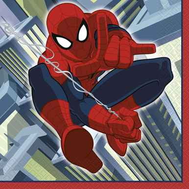 Spider-Man Serviettes de Table [16 par Pack]