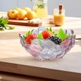 thumbnail image 5 of XIPYYKM Seasoning Bowl with Gold Rim, 1 Pcs Pink Cherry Flower Crystal Glass Appetizer Plates Dipping Bowl Ice Cream Sushi, Pink Glass Plates Mini for Charcuterie Board (Phnom Penh), 5 of 9
