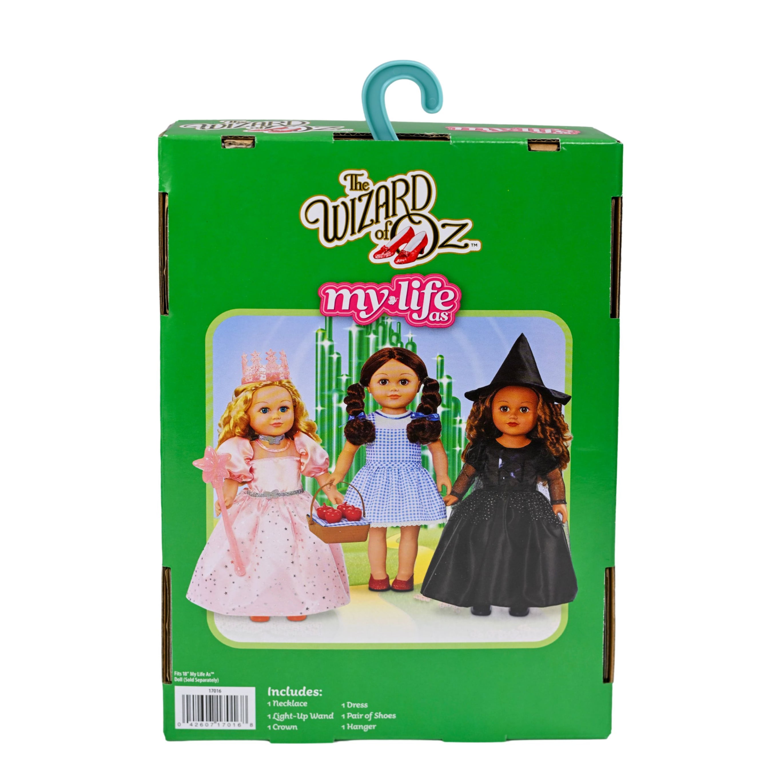 My Life As Wizard of Oz Glinda Good Witch Fashion Set for 18-inch Doll, 6 Pieces Included; Pink Color