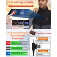 thumbnail image 2 of Heated Vest for Men Women - Upgrade 17 Heating Zones Electric USB Warming Vest Rechargeable Heat Vest for Hunting Motorcycle Outdoor Golf (Battery Not Included) (XL, Grey), 2 of 6