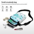 thumbnail image 7 of HELLHERO Beach Butterfly Pattern Cross Body Purse Polyester Adjustable Strap for Outdoor Holiday Travel Women, 7 of 7