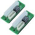 thumbnail image 1 of Paquete de 2 adaptadores de fuente de alimentación múltiple con interruptor de relé para plataforma minera ETH de fuente de alimentación triple y doble, verde, 1 of 5