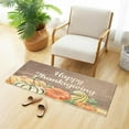 thumbnail image 4 of SKYSONIC Thanksgiving Pumpkins Soft Runner Rug Washable Non-Slip Room Rug Hallway Rug Runner for Entryway,Hallway,Bathroom,and Kitchen,39x20In, 4 of 7
