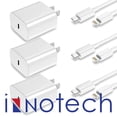 thumbnail image 1 of For Apple iPhone 14 13 12 11 Super Fast Lightining Charging cable with 20W Adapter USB C 3 FT Wall Charger Compatible with iPhone 14/14 Pro13/13Pro/12/12 Pro/11/11Pro 3 pack, 1 of 5