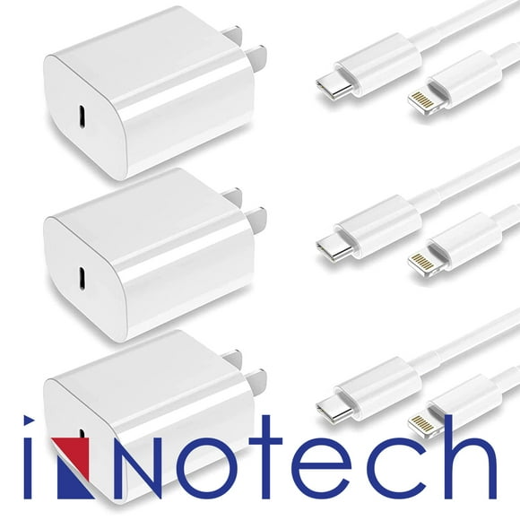 For Apple iPhone 14 13 12 11 Super Fast Lightining Charging cable with 20W Adapter USB C 3 FT Wall Charger Compatible with iPhone 14/14 Pro13/13Pro/12/12 Pro/11/11Pro 3 pack