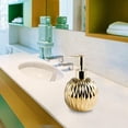 thumbnail image 4 of veasfak Ceramic Soap Dispenser Massage Oil Body Wash Refillable for Bathroom A, 4 of 9