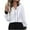 White, variant on Kaemgyyd Women's Tops Casual V Neck Color Block Blouse Oversized Long Sleeve Loose Work Office Shirts Spring Outfits Clothes