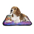 thumbnail image 2 of PKQWTM Autumn Forest Red Yellow Tree Leaves Pet Dog Cat Bed Pee Pads Mat Cushion Potty Dogsblankets Crate Bed Kennel 14x18 inch, 2 of 3