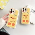 thumbnail image 3 of Cute Cartoon Duck Embroidery Hairy Phone Case Compatible with iPhone Case (Yellow,iPhone 13 Pro Max), 3 of 6