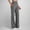 Gray, variant on DPTALR Women's Solid Color Elastic Waist Button Pocket Casual Sport Yoga Pants,Beige,Size XXXXXL,Women's Plus ,Young Adult Tops