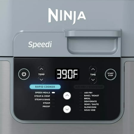 Ninja Speedi Rapid Cooker and Air Fryer,SF301,6qt.,12 in 1 Functionality,15 Minute Meals,Sea Salt Gray