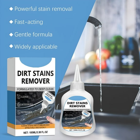 RAGUPEL Mold Remover Gel,Wet And Forget Outdoor Mold And Mildew Remover,Mold Remover,Mildew Gel Cleaner,Bathroom Grout,Shower,Heavy-Duty Stain Cleaner for Caulking - 3.38 Oz