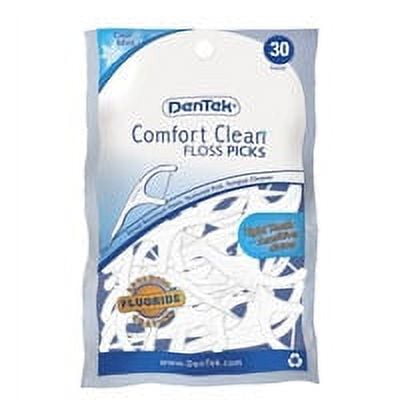 DenTek Comfort Clean Cool Mint Floss Picks, 30 Count