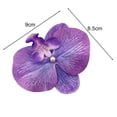 thumbnail image 6 of sunsanly Phalaenopsis Flower Hair Clip Faux Silk Flower Design Hairpin Back Head Hair Claw Lightweight Stylish Accessory, 6 of 8