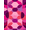 Pink, Pattern 11, variant on ODIKA 4'x6' Machine Washable Non-Slip Area Rug, Contemporary Pink High Traffic Rug, Pink, 1085195