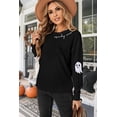 thumbnail image 5 of KimSoong Halloween Ghosts Graphic Sweatshirt Women's Season Sweatshirts Halloween Graphic Crew Neck Tops Casual Sweater, 5 of 8