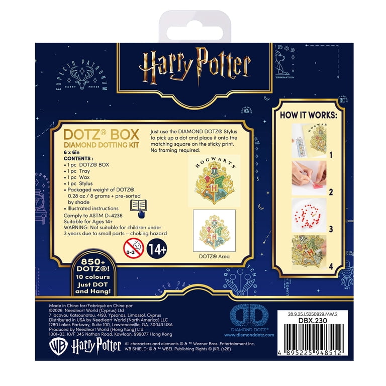 DIAMOND DOTZ® Harry Potter Hogwarts Crest Special Edition DOTZ