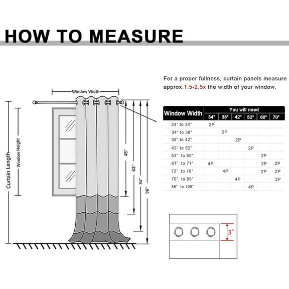 UGUCYUI-Beige Blackout Curtains with Tiebacks - Thermal Insulated, Light Blocking and Noise Reducing Grommet Curtain Drapes for Bedroom and Living Room, Set of 2 Panels, 42 x 54 Inch Length