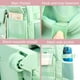 thumbnail image 5 of Mochila con ruedas gxtvo, 3 unidades, para mujeres y niñas, con lonchera, color verde, 5 of 7