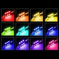 thumbnail image 2 of 2 Pcs Ampoules LED RVB Feston Carte/dôme Intérieur 16 Couleurs RVB 41 mm C5 W Télécommande, 2 of 8