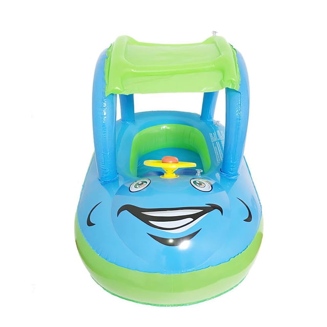 Verano Bebé Inflable Piscina Anillo Regazo Natación Coche Entrenador Asiento Ayuda Juguetes Piscina Flotador Natación Bebé Barco Flotador Piscina Forma Coche Inevent BA000481-00