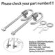 thumbnail image 5 of GX24864 Deck Lift Hanger Rod Kit for John Dee Re Lawn Mower,Deck Lift Link Kit for JD E130 LA120 Law, 5 of 5