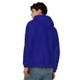thumbnail image 4 of Vsdgher Navy Mens Hoodies Zip Hoodie, Hoodies for Men, Zip-up Hooded Sweatshirt-Small, 4 of 5