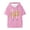 Pink, variant on Ty Myers Firefly Hooded T-shirt Women Men Fashion Short Sleeve Tee