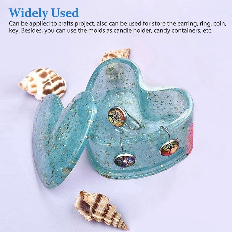  6 Pcs Earring Resin Molds, SENHAI Resin Jewelry