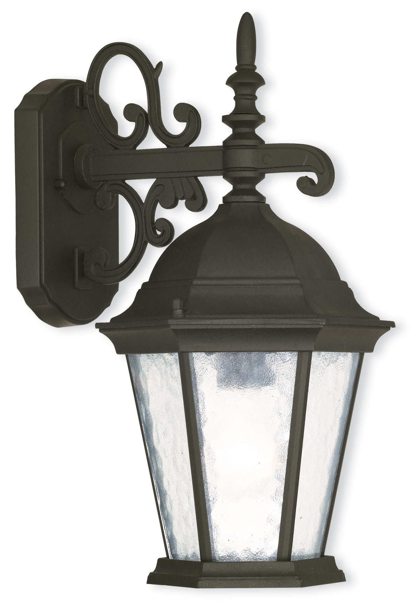 Livex Lighting 7556-04 Hamilton 1 Light 20 inch Black Outdoor Wall Lantern 