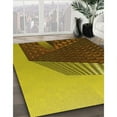 thumbnail image 3 of Ahgly Company Tapis Rond Lavable en Machine Intérieur Transitionnel Brun Bronze Foncé, 4 Pieds Rond, 3 of 7