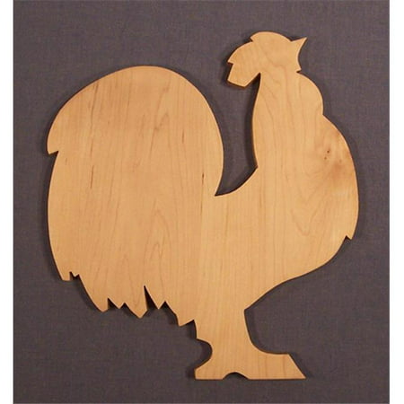 THE PUZZLE-MAN TOYS W-2702 Wooden Household Items - Cutting Board - Rooster - Hard Maple - Surface Grain (Best Oil For Wooden Chopping Board)