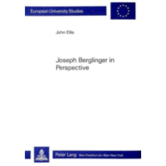 Pre-Owned Joseph Berglinger in Perspective : A Contribution to the Understanding of the Problematic Modern Artist in Wackenroder/Tieck's +Herzensergiessungen eines Kunstliebenden (Paperback) 97832...