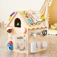 thumbnail image 1 of Montessori Busy Board DIY Accessories Material for Plane Travel Toy Toddlers Bolt and Chain, 1 of 8