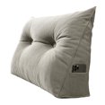 thumbnail image 2 of Cómodo soporte lumbar para cama y tatami, almohada de respaldo triangular grande, 2 of 8