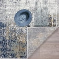 thumbnail image 4 of Luxe Weavers Dark Blue 8x10 Modern Abstract Area Rug Metallic Carpet, 4 of 6