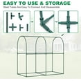 thumbnail image 5 of Crop Cages for Garden Plant, 6.6x3.3x6 Ft Plant Protection Tent with Zippered Door, Raised Bed Cover, Garden Bed Cover with Frame, Wind-Resistant Plant Cages for Outdoor Plants Vegetable Flower, 5 of 9