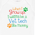 thumbnail image 4 of Inktastic Vet Tech Veterinary Technician Like Mommy Boys or Girls Baby Bodysuit, 4 of 5
