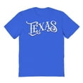 thumbnail image 1 of Texas Graphic Royal Men's Cotton T-Shirt, 1 of 1