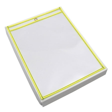 Box Partners Job Ticket Holders 9" x 12" Neon Yellow 15/Case JTH115YE