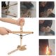 thumbnail image 1 of Herramienta Para Hacer Fuego De Perforación De Madera, Herramienta Para Hacer Fuego, Duradero, Cómodo, Portátil, Para Acampar Para Supervivencia Al Aire Libre ANGGREK Otros, 1 of 8