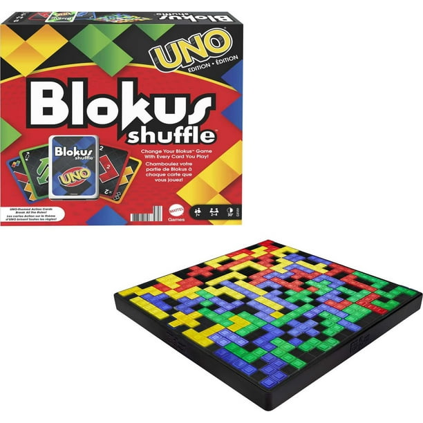 Blokus Shuffle: UNO Edition Board Game for 7 Years Old & Up Walmart.com