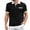 Black, variant on RMGVDSD Men's Polo Shirt Tops Button Collared Pocket Mens Casual Loose Comfortable Trendy Sports Lapel Short Sleeved Shirt Classic Collared Golf Shirt