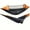 Black With Orange, variant on Nylon Quick-Deploy Hammock with Built-In Mosquito Net - Perfect for Outdoor Camping, Backpacking & Hiking