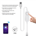 thumbnail image 3 of Tuya RGB WiFi LED Controller DC5V USB Dimmer Timer Modes for 2835 5050 RGB Led Strip Lights Smart Life App Adapter,1 x Tuya RGB WiFi LED Controller,White, 3 of 6